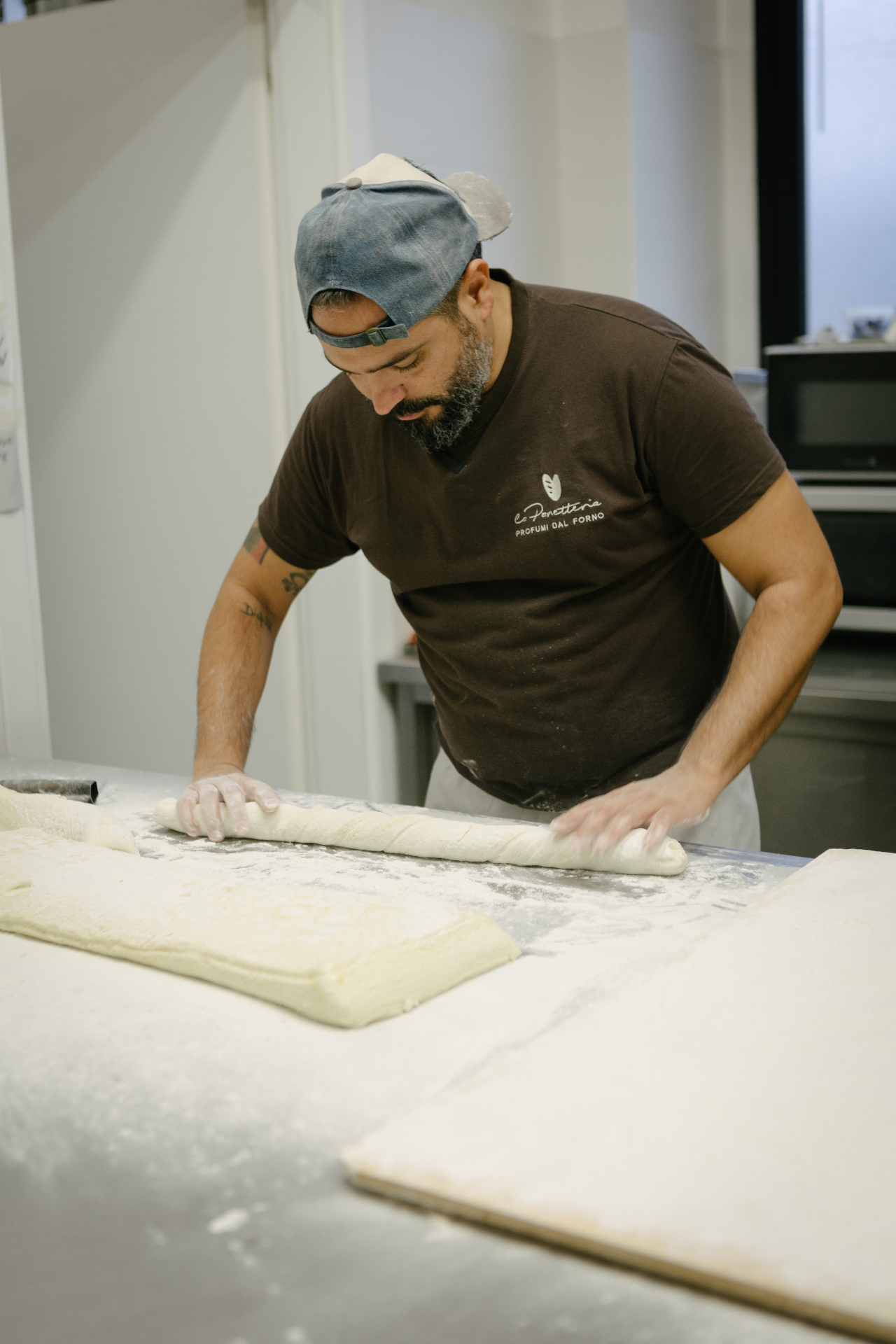 Matteo Cunsolo nel laboratorio